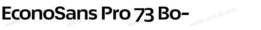 EconoSans Pro 73 Bo字体转换